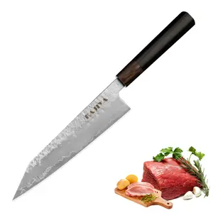 Snowflake Japanese Knife Collection, For Precision Cooking & Culinary Mastery, Starry Hand-Forged Blade, Convex Grind Razor-Sharp Edge Control, Ox Horn Ebony – Women's Art & Collector Gift | Kajiya Kumano