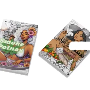 Jodi's Mama & Smoke Potnas Adult Coloring Book Bundle - Bold Melanin-Rich Illustrations for Relaxation and Creativity - Perfect for Girls' Night or Solo Fun