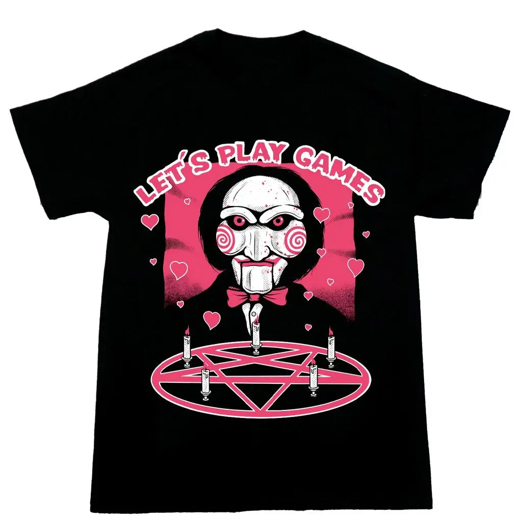 Jigsaw Saw Vintage Bootleg Shirt Billy the Puppet Horror Graphic Tee HY6148