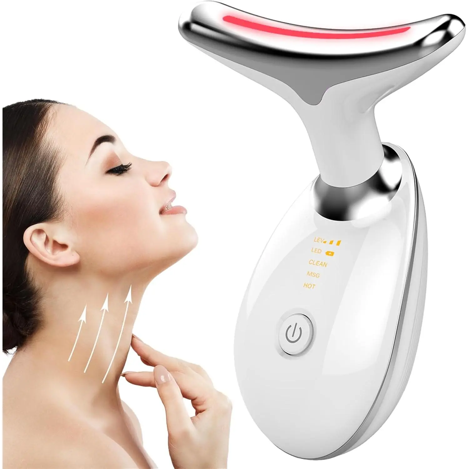 Neck Face Massager, Face Sculpting Tool, 4 Modes and Vibration for Facial Massager for Double - Chin Wrinkle, 3 in 1 Facial Device for Daily Skin Care Home Use - TikTok Shop Neck Face Massager, Face Sculpting Tool, 4 Modes and Vibration for Facial Massager for Double - Chin Wrinkle, 3 in 1 Facial Device for Daily Skin Care Home Use - TikTok Shop
