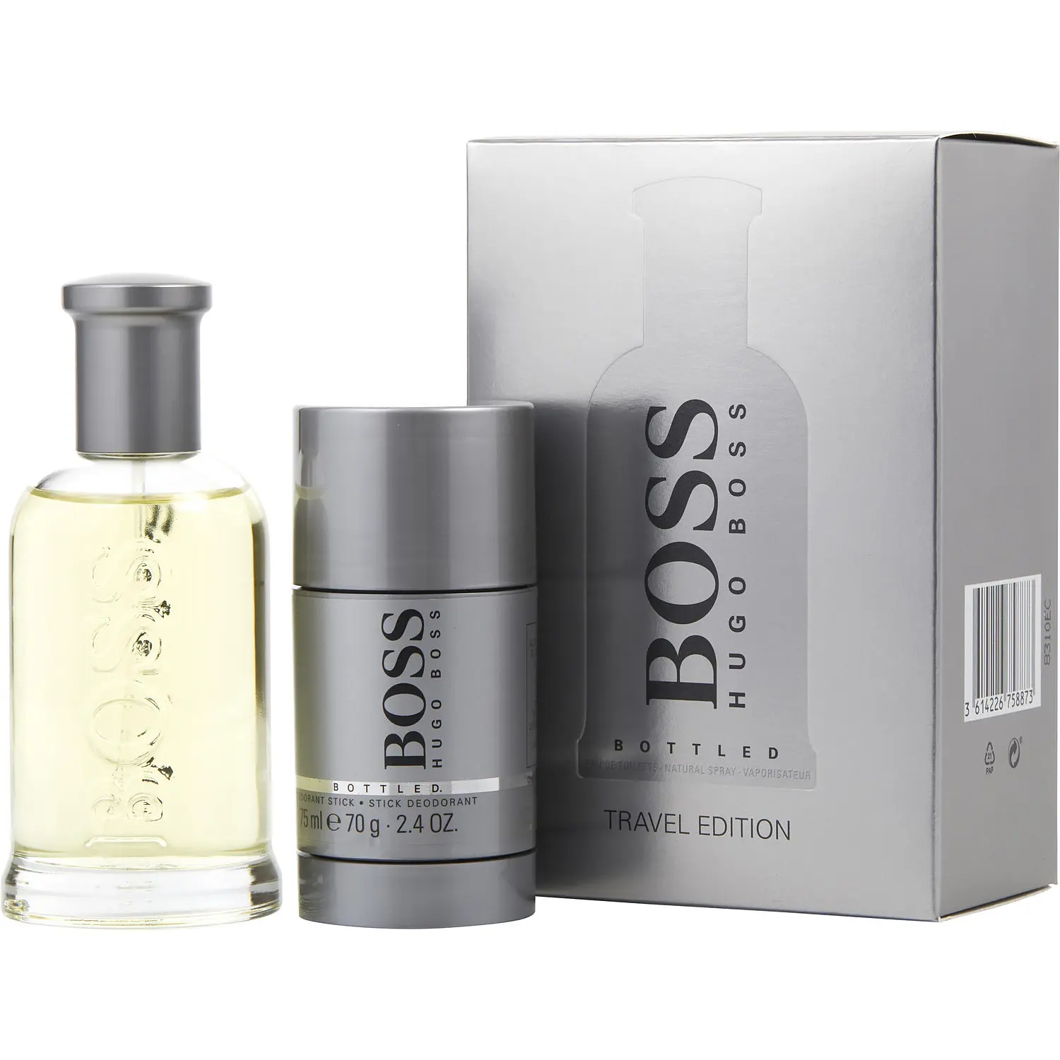 Boss #6 Set-Edt Spray 3.3 Oz & Deodorant Stick 2.4 Oz ( Travel Offer ) For Men Boss #6 Set-Edt Spray 3.3 Oz & Deodorant Stick 2.4 Oz ( Travel Offer ) For Men