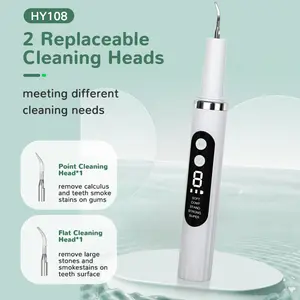 New Ultrasonic Tooth Cleaner Household Tooth Cleaner To Flush Teeth, Remove Dental Calculus, Clean Stains And Smoke Stains Tooth Cleaner