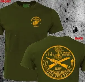 New Scout Sniper School Challenge Coin Tshirt