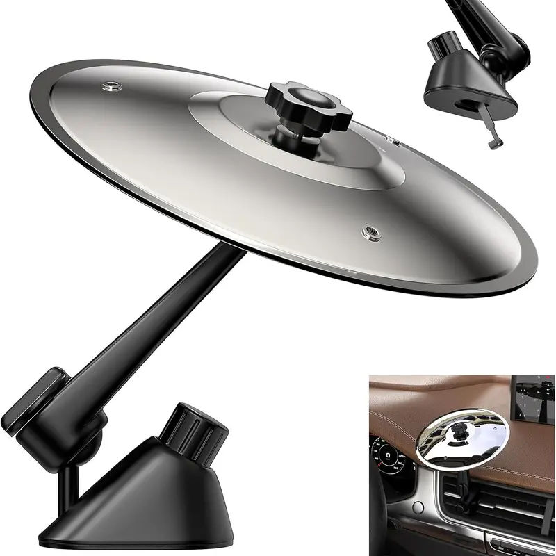 2026 New Car Cymbal Drum Air Vent,Car Crash Cymbal Air Vent Easy Clip Mini Metal Drum Crash Cymbal for Car Dashboard, Funny Musical Instruments Gadget for Drummer Music Lovers Gift