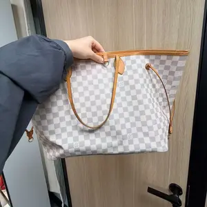 Pre-owned Louis Vuitton Damier Azur Neverfull GM