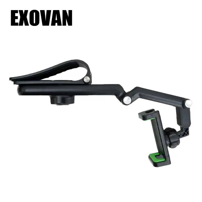 Sun Visor Phone Holder, Phone Holder for Car, 360 Rotatable and Adjustable, Compatible with Most of Smartphones, More Comfortable to Use Hands-Free.