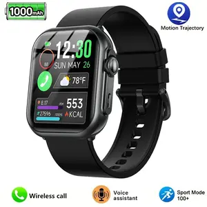Smartwatch for Women​ , Bluetooth Calls, Heart Rate/Sleep Monitor, 110 Sports Modes, 1000mAh Battery, Android iOS Compatible,smart watchs for men  #watch #fentysuperbrandday Recording Smartphone Wearable,Single/double strap configuration Chip Metal Screen