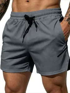Men's Summer Quick-Dry Breathable 3-inch Stretch Shorts, Athletic Wear Shorts, Moisture-Wicking & Sweat-Resistant for Sports and Fitness, Breathable Athletic Bottoms