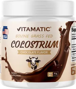 Vitamatic Bovine Colostrum 30% IgG Powder Chocolate Flavor 81 Gram 30 Servings