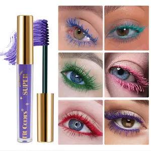 Colored Mascara for Eyelashes,Magic Color Skinny Mascara,Long Lasting Curling Mascara Volume and Length,Waterproof Lengthening Mascara, Colorful Lash Mascara Makeup Halloween Cosplay Cosmetic burgundy  mascara
