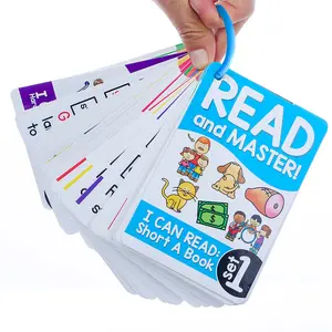 English Natural Spelling Practice Tool, Word Memory Learning Aid, 64 Double-Sided Cards, Ideal Daily Study Gift for Kids, Vocabulary Flashcards