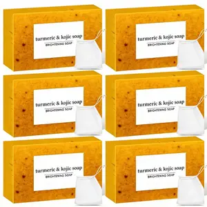 Lemon Turmeric KojicAcid SoapLemon Kojic Acid Soap BarTurmeric Soap BarKojic Acid SoapDark Spot Remover for Face Facial Skincare Radiant Comfort