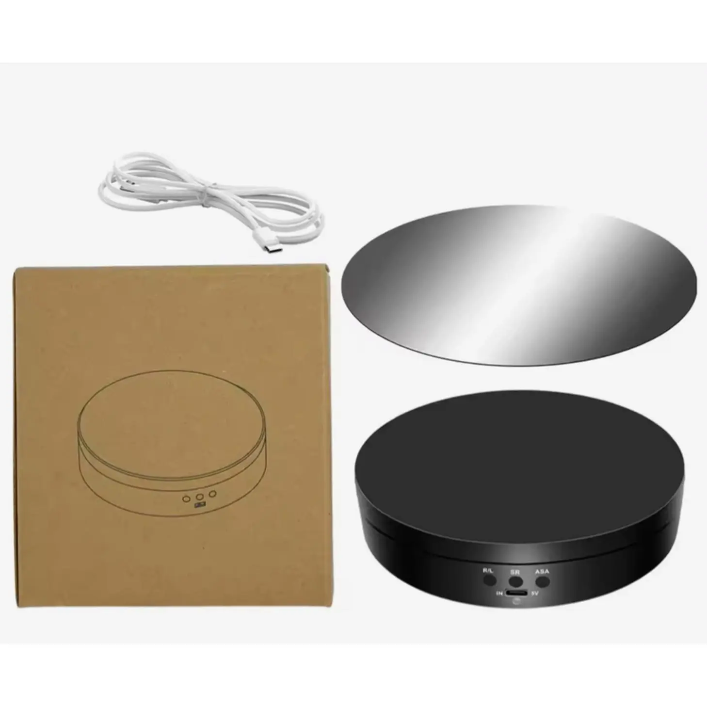 TechGadget USB-C Charging Dock with white and Black Options for Devices