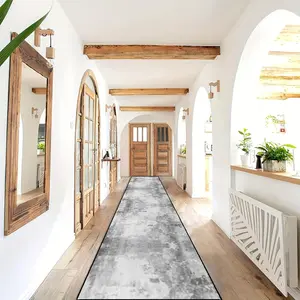 Modern Simple Long Strip Kitchen Runner Rug, Non-slip Soft Floor Mat, Decorative Carpet for Home Living Room Bedroom Kitchen