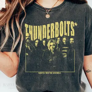 Vintage Thunderbolts T Shirt Movie Shirt Sweatshirt Yelena Belova Shirt Gift Bucky Barnes Shirt Winter Soldier Tee Mcu 45762 2404