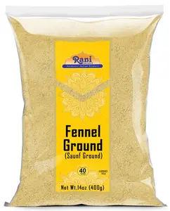 Rani Fennel Ground (Saunf) Powder Spice 14oz (400g) ~ All Natural | Gluten Friendly | NON-GMO | Kosher | Vegan | Indian Origin