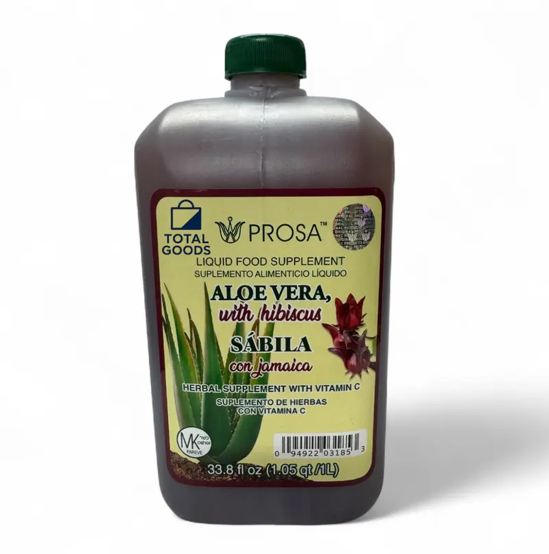 Sabila Con Jamaica 33.8 fl oz Supplement