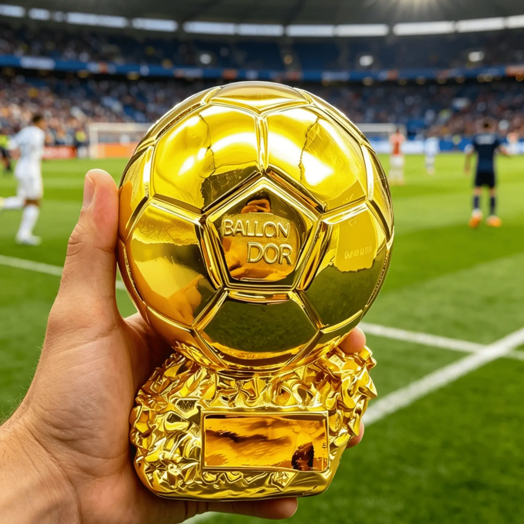 Golden Ball Trophy Model, Football Match Personal Golden Ball Award, Fan Memorial Gift, Personalized Tribute, Collector's Item, Soccer Memorabilia, Soccer Trophies
