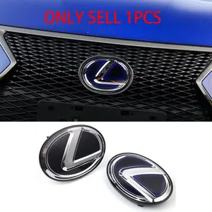 Crystal Emblem for Lexus Hybrid Car Badge, Front Grille Emblem, Rear Sticker, Lx Nx Rx Modification Accessories