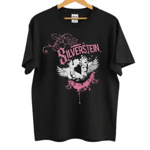 Vintage Silverstein Band T-Shirt, Grunge Aesthetic Emo Music Merch, Rock Apparel, Music Festival Outfit, Oversized, Relaxed Fit, Everyday Wear, Cotton