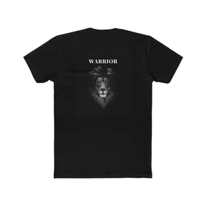 Men's T-Shirt warrior graphic, Unisex Tee Shirt, Cotton Crew Top, Warrior Print T-Shirt, Graphic Tee for Men, Tribal Warrior Shirt