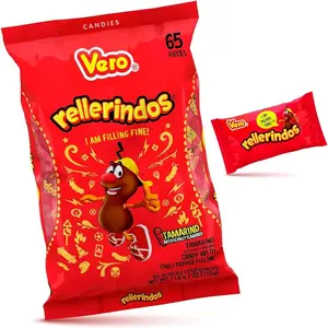 Vero Tamarind Rellerindo Candy - 65 Pieces - Sweet Tropical Flavor Snack