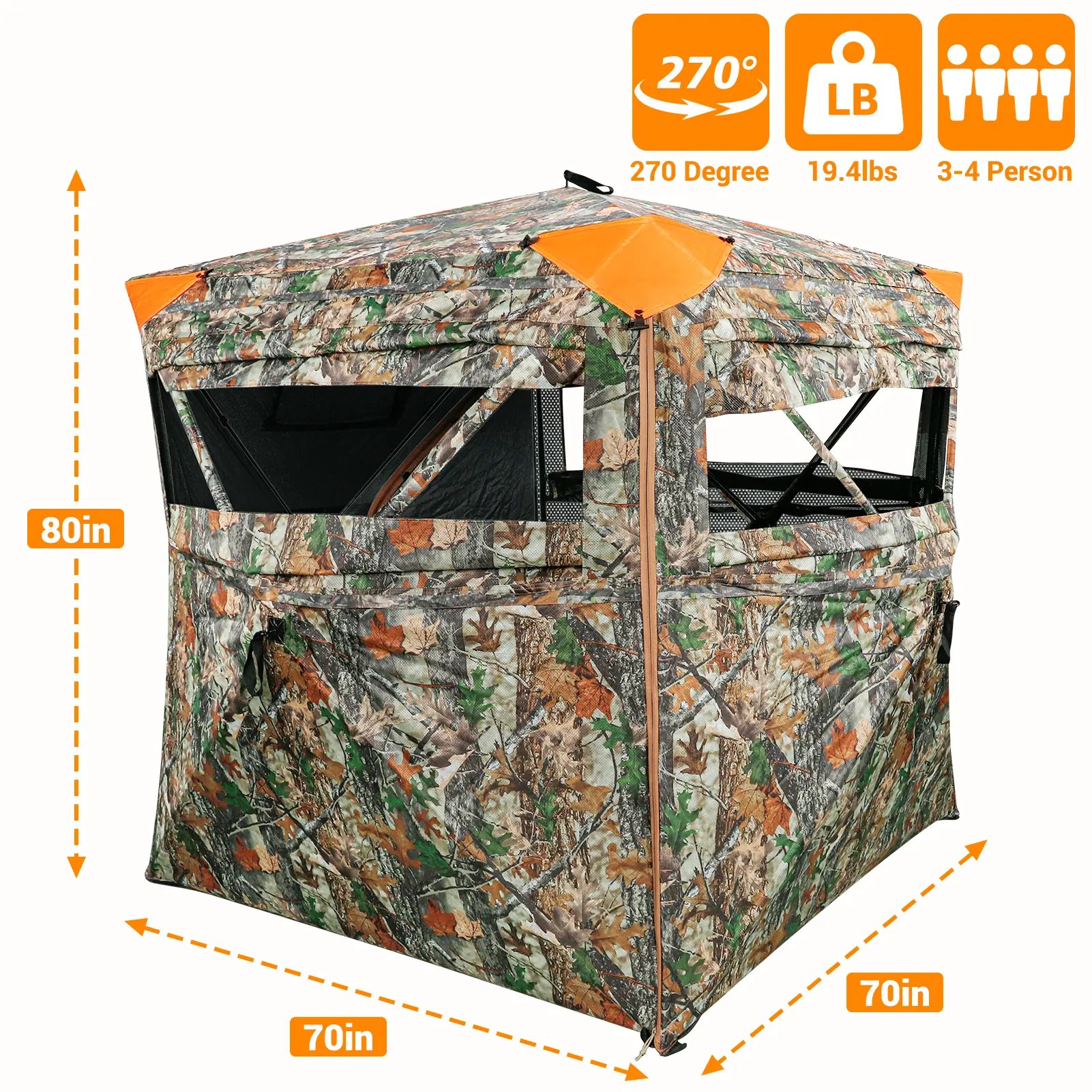 270°Pro(70*70*80in)