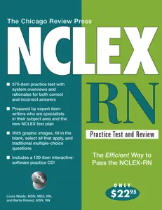 USED-The Chicago Review Press NCLEX-RN Practice Test and Review [With CD-ROM] by Waide, Linda (Paperback)