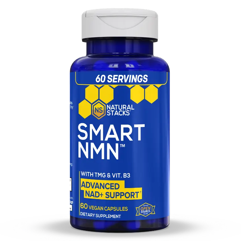 Smart NMN, 60ct - Cellular Energy & Healthy Aging* - Smart NMN delivers Beta-Nicotinamide Mononucleotide (NMN), a direct precursor to NAD+, helping support NAD+ production.*