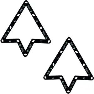 2-Pack 9 & 10 Ball Magic Rack - Billiard Ball Rack for Pool Table, Fedor Gorst Edition Diamond Magic Ball Design