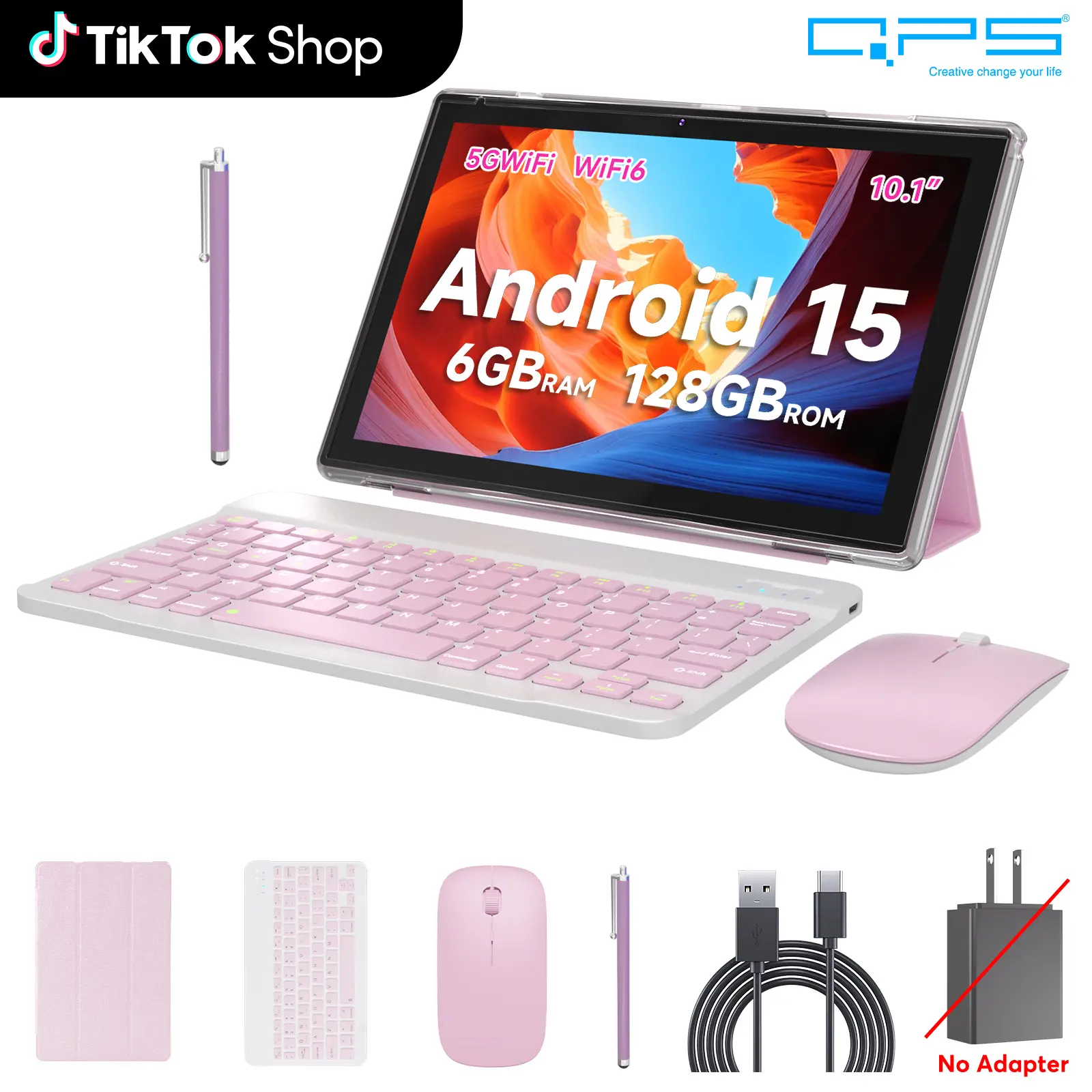 PEICHENG Android 15.0 Tablet with 10.1