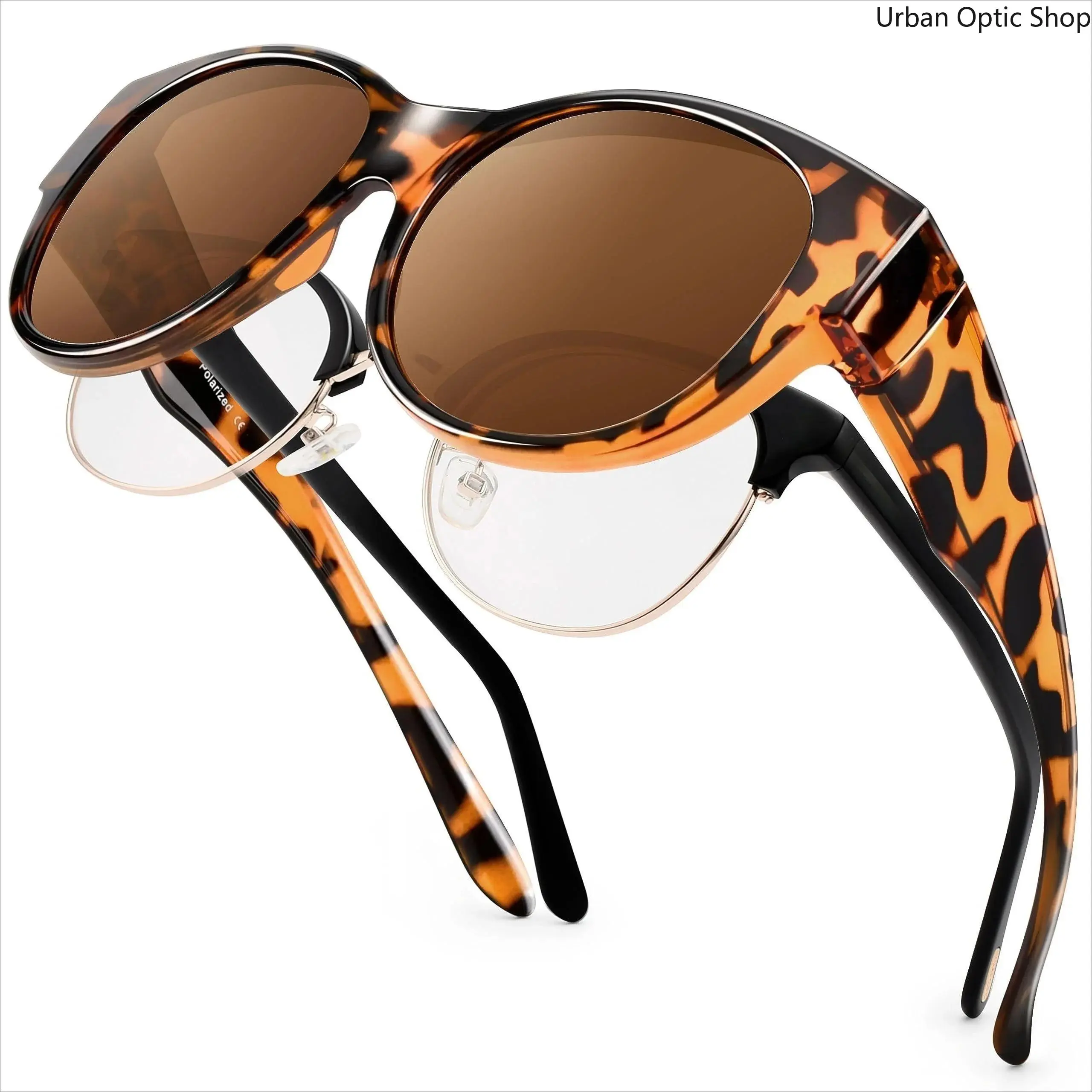 Polarized Fit-Over Sunglasses for Women, Lightweight UV400 