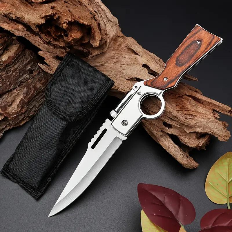 [Valentine's Day Gift Choice] AK47 Pocket Folding Knife, 5C13Mov Stainless Steel,Security Lock,Men's Gift,Suitable for Camping,Hunting,Outdoor Survival,Emergency Situations and EDC Tactical Tools.