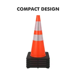 Durable 28 Inch Safety Traffic Cones - 6/10 Pack for Ultimate Outdoor Safety, Non-Deforming Design & High Visibility for Parties and Traffic Contro
