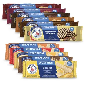 Voortman Sugar Free Wafers & Cookies – 3 Packs Per Order | Choose Flavor