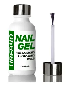 Urea Nail Gel - 40% Urea Formula for Softening Cracked Heel Calluses & Thick Toenails - Repairs Damaged Yellow Discolored Nails - Quick-Dry Fingernails & Toenail Treatment - Manicure