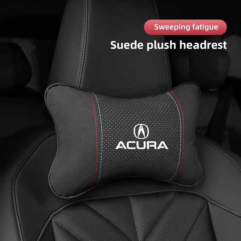 Car Headrest/Lumbar Support Auto Neck Pillow Waist Cushion Car Seat Headrest For Acura ADX RDX ZDX Integra NSX MDX TLX CDX ILX RLX TL RL Car Accessories