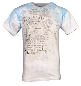 ARCHAIC by AFFLICTION Casco Eagle White Regular Fit Mens T-shirt S-2XL NWT Crewneck Cotton