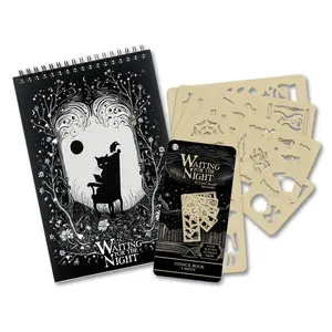 Waiting for the Night Steno Notepad & Stencil Book Bundle