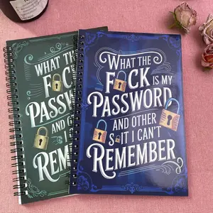 Funny Password Organizer Notebook | Secure Website Login Tracker Journal, Discreet & Easy-to-Use Password Keeper for Home & Office