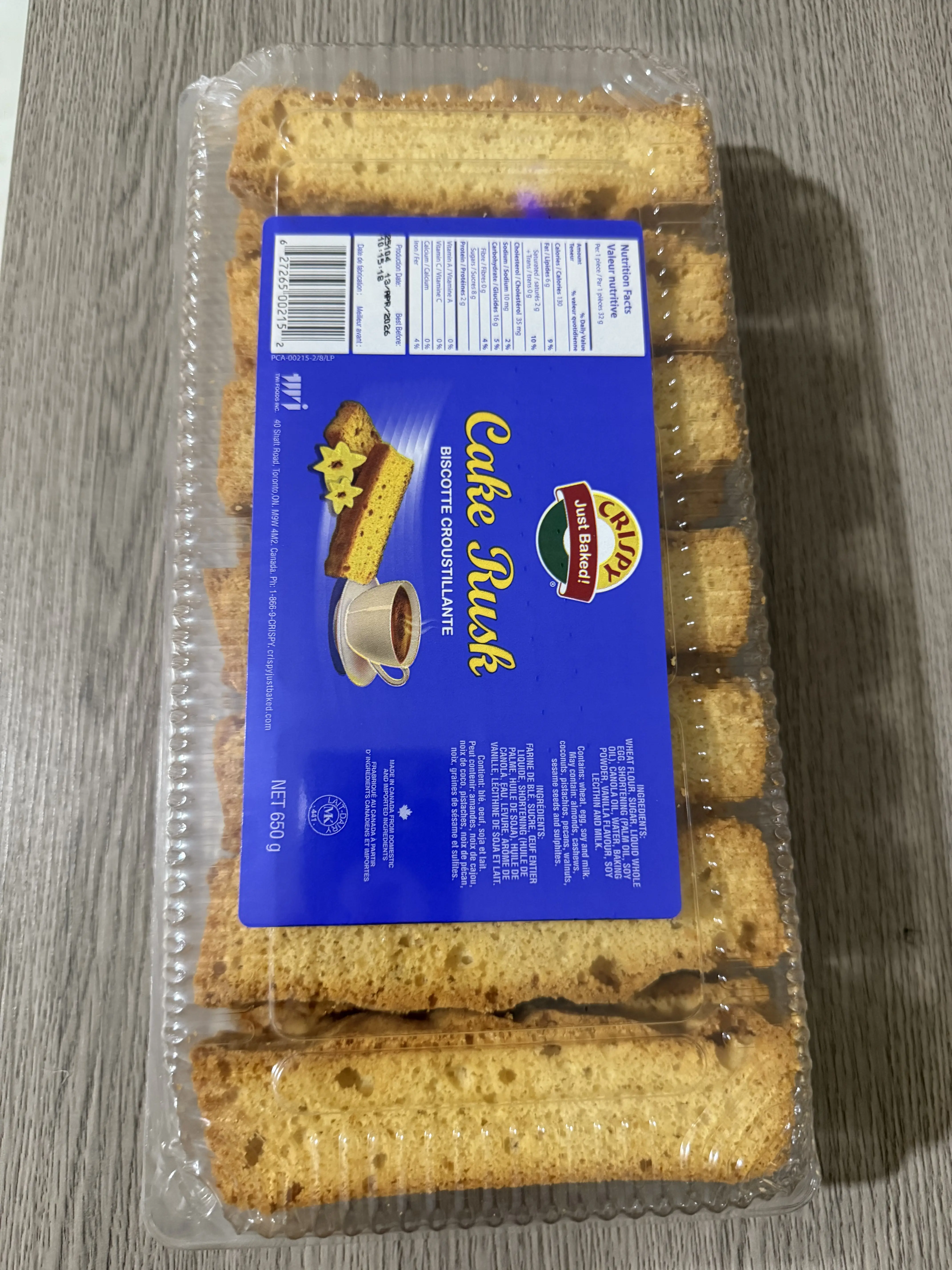Rusk cake