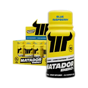 Matador Energy Drink - Blue Raspberry - 12 Pack