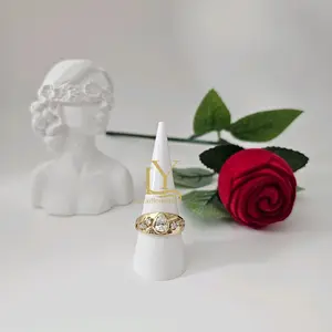 LaYaiBoutique #1853 high quality 14k gold plated ring