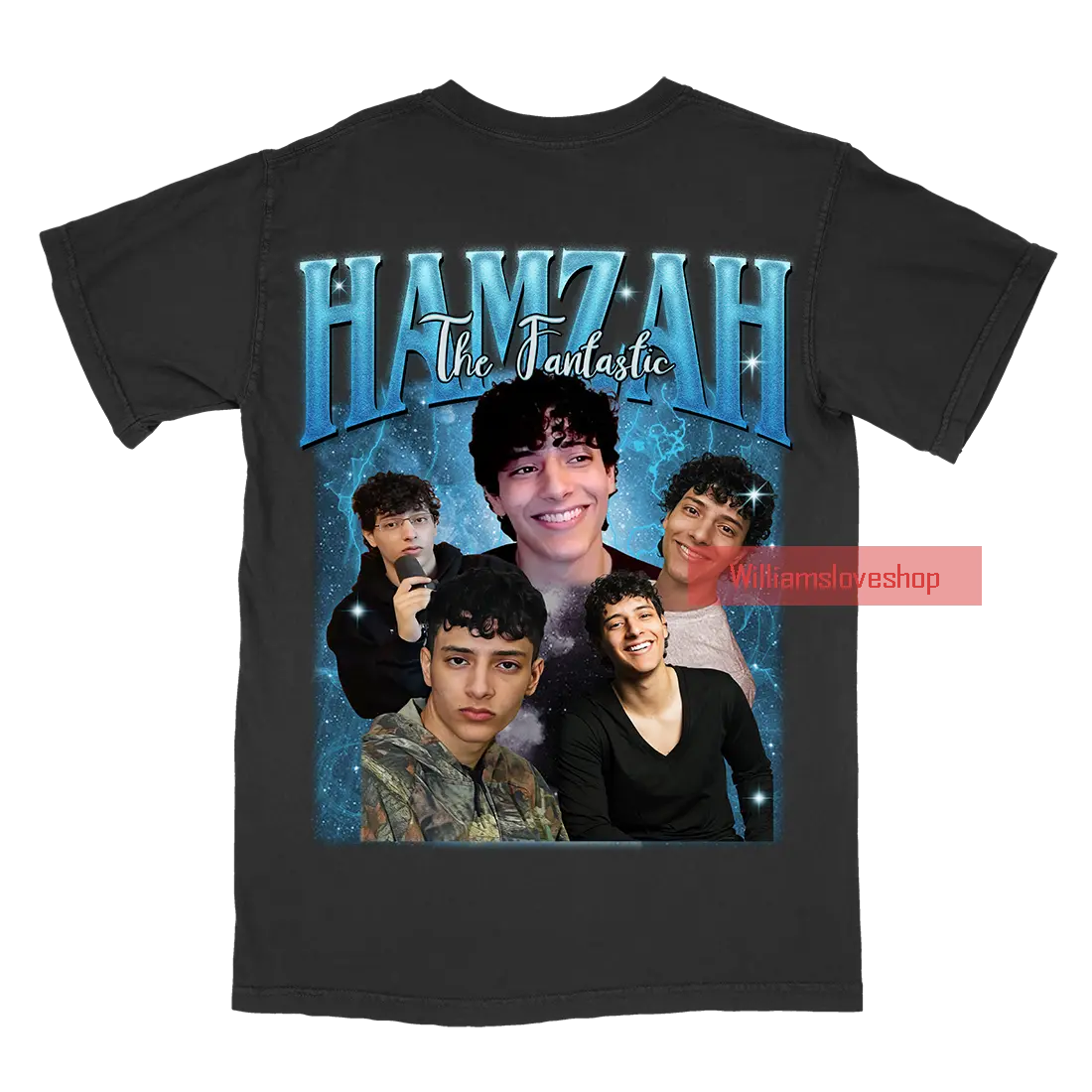HAMZAH The Fantastic Bootleg Slushy Noobz Shirt Hamzah The Fantastic Noobs Unisex Heavy Cotton Tee