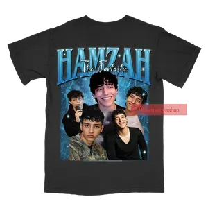 HAMZAH The Fantastic Bootleg Slushy Noobz Shirt Hamzah The Fantastic Noobs Unisex Heavy Cotton Tee