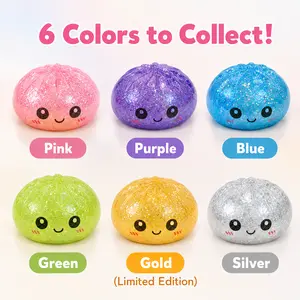Mystery Jumbo Bao Bun Squishy Blind Box – Soft TPR Slow Rise Fidget Toy, Random Surprise Collectible, Cute Squeeze Toy, Unboxing Gift for Adults, Teens, Valentine's & Easter