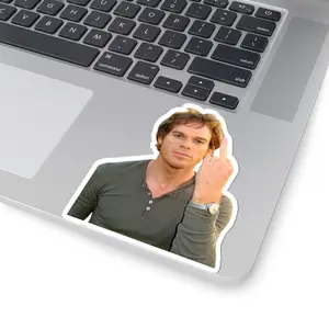 Dexter - Dexter Morgan Middle Finger Kiss-Cut Stickers - 4 SIZES