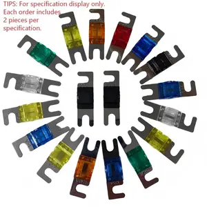 Manl Mini Fork Fuse, Nickel Plated, 18 Amp Ratings, 2 Pack, for Cars, Trucks, Boats, Motorcycles, Suvs, Replacement Parts