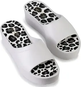 Lemon Jelly Women's Platform Sandals - Cute Water-Friendly Comfort Wedges for the Beach or Casual Wear - Super Lightweight Slip-On Flip Flops for Ladies - Versatile, Chunky Summer Slides Shoe Footwear Girl Walking Shoes