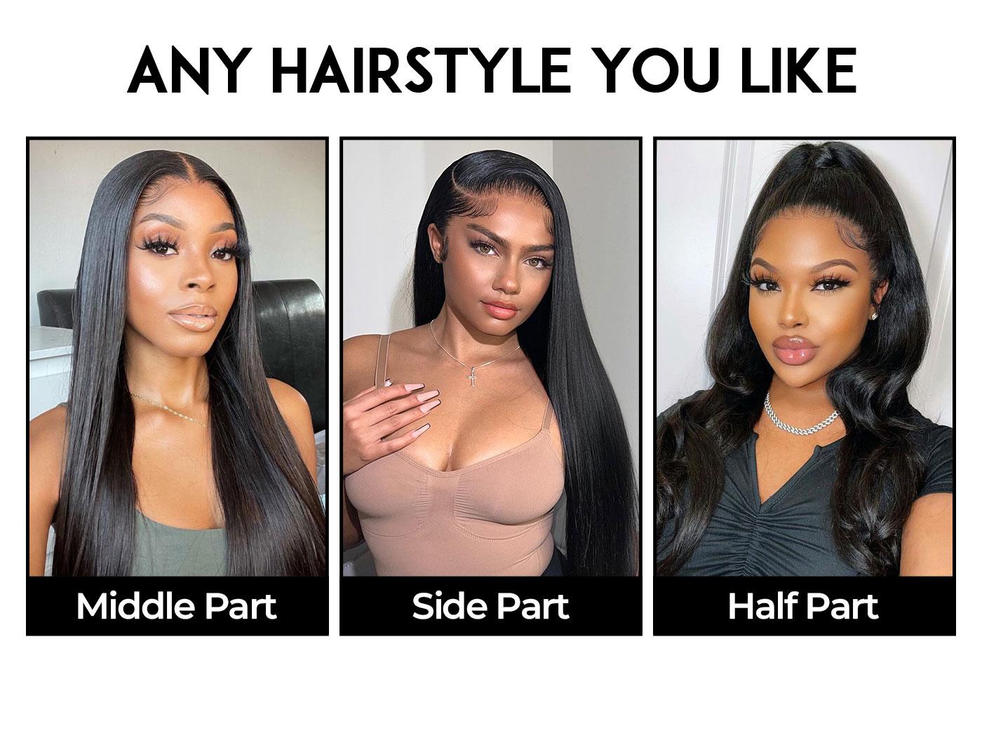 OQ HAIR Kinky Straight Pre Max 9x6 HD Lace Front Wear Go Glueless Wigs Bleached Tiny Knots No Glue Needed Beginner Friendly